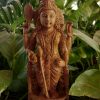 sandalwood hindu god murugan statue kartikeya murti skanda holy deity idol