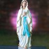 Catholic christian showpiece Our lady of Lourdes statue