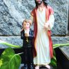 Jesus murti and holy communion boy statue